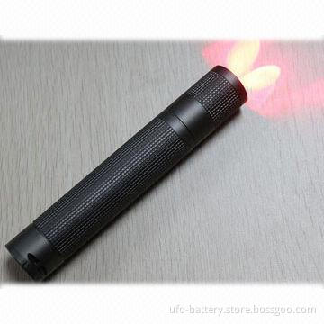 Portable mobile power banks with LED flashlight and red alarm lamp